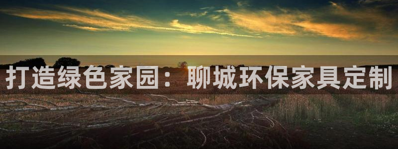 杏耀官方娱乐：打造绿色家园：聊城环保家具定制